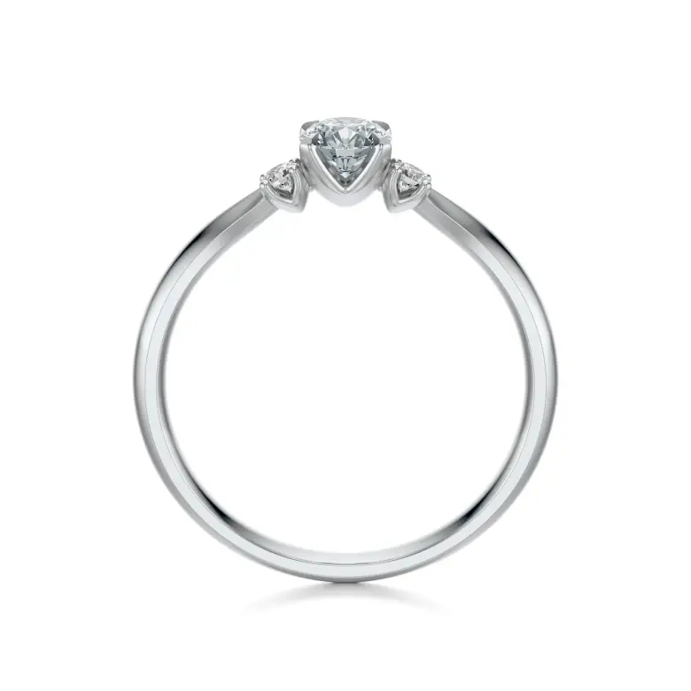 Pierścionek białe złoto z diamentami AJPZ_129